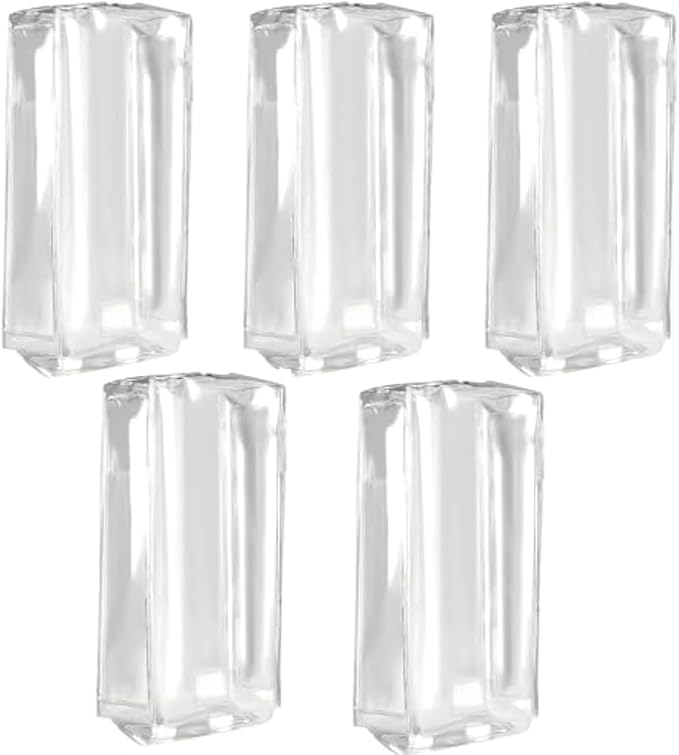 5PCS lububu Clear Figure Display Bag - lububu Dolls Protective Cover,Transparent Dustproof with Keychain, Clear Figure Display Bag(5PCS)