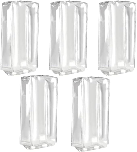 5PCS lububu Clear Figure Display Bag - lububu Dolls Protective Cover,Transparent Dustproof with Keychain, Clear Figure Display Bag(5PCS)