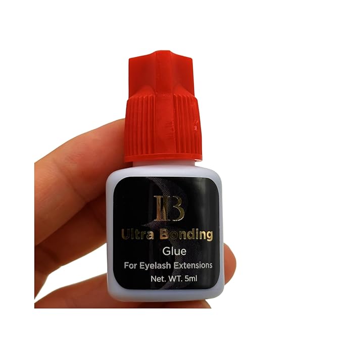 IB Ibeauty Ultra Bonding Glue Fast Drying Time 2-4S Lasting Time 5Weeks Black Eyelash Extensions Original Extra Strong Adhesive Professional Salon Use