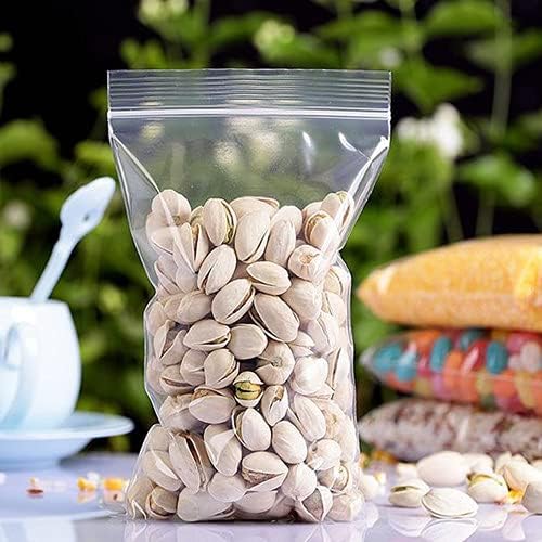 APQ Clear Plastic Reclosable Zipper Bags, 4 x 8 Inches. Pack of 1000 Reclosable Plastic Bags with Zipper Closure. 2 Mil Plastic Jewelry Bags. Waterproof Reclosable Zip Bags for Industrial Use