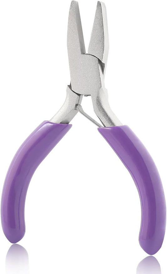 Mini Flat Nose Pliers 3 Inches Duckbill Pliers Miniature Pocket Plier Mini Precision Pliers For Jewelry Making Bending Wire Small Object Gripping Diy Craft Hobby Supplies