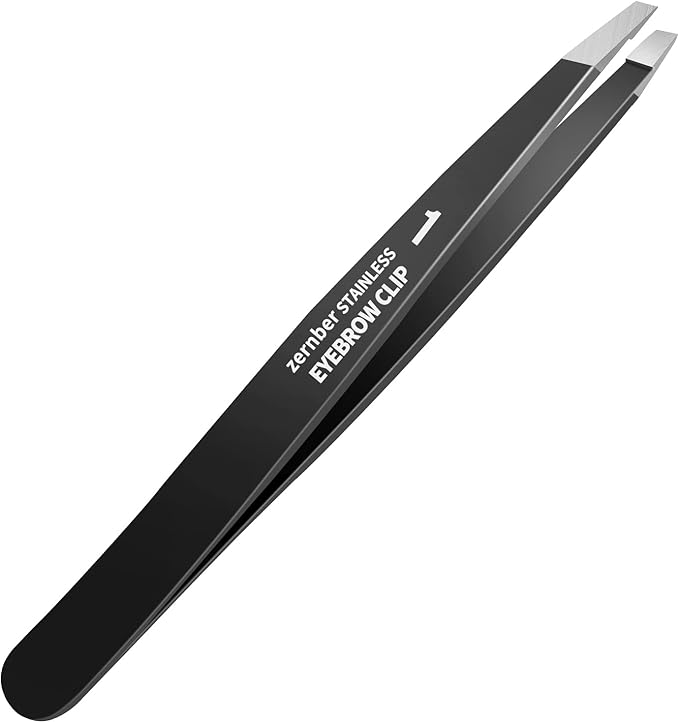Eyebrow Tweezers for Women ZERNBER Best Precision Tweezers for Men Chin Hair Professional Tweezer for Facial Hair Remover