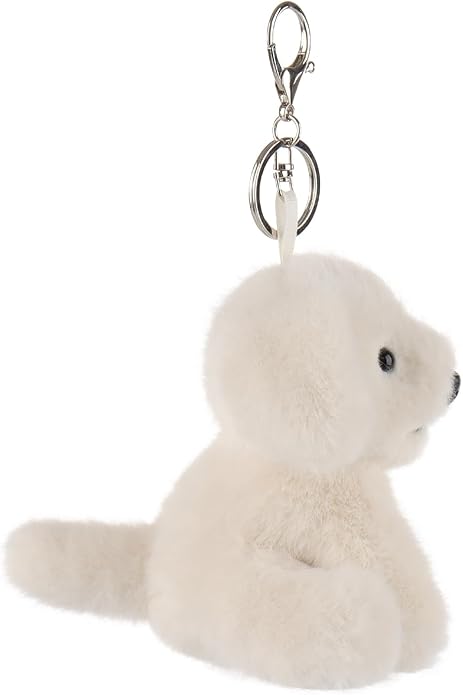 Apricot Lamb Plush Labrador Dog Puppy Stuffed Animal Soft Keychain for Kids Bag, Purse, Backpack, Handbag