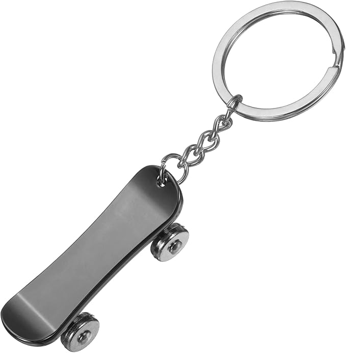 PATIKIL SkateBoard Keychain, Skate Board Key Chain Sport Pendant Key Rings Bag Backpack Decor Car Keychain