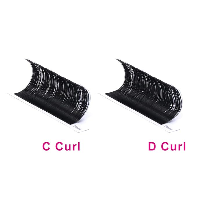 Lash Extension Easy Fan 0.03-0.10mm C D CC DD L Curl 8-30mm Length Volume Lash Extensions Self Fanning Eyelash Extensions Russian Lashes (0.03-CC, 20-25mm Mix)