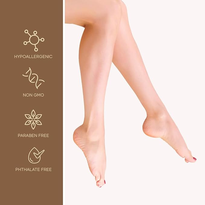 Skin Aesthetics Shea Butter & Coconut Foot Masks - Moisturizes & Repairs Cracked Feet, Hydrating & Exfoliating - Dermatologist Tested Korean Skincare - Clean Beauty, Cruelty-Free - 3 Pairs