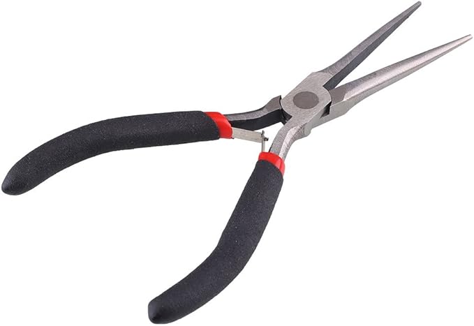 2Pcs Extra Long Needle Nose Pliers Precision Wire Plier Repair Tool (6-Inch)