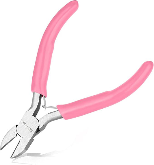 4-Inch Side Cutters for Jewelry Making Diagonal Cutting Pliers Wire Cutters Diagonal Side Cutting Pliers Mini Jewelry Making Tool Jewelry Plier for Wire, Zip Ties, Crafting