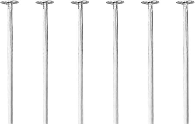 Mandala Crafts 1 Inch Stainless Steel Flat Head Pins for Jewelry Making Earring Making Supplies - 500 Jewelry Findings for Making Earring DIY Bracelets Rosary Charms