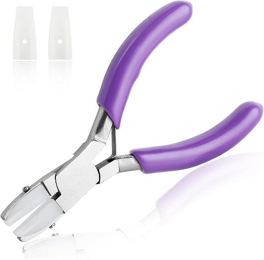 SPEEDWOX Nylon Jaw Pliers - Double Flat Jaw Pliers for Jewelry Making