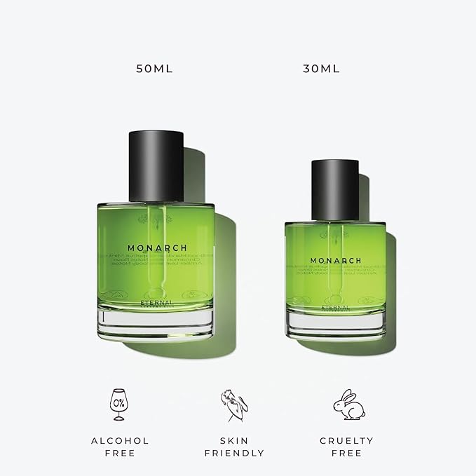 Eternal perfume oils Monarch Perfume for men Inspired by 1 Milli0n Eau De Parfum Long Lasting Perfume Unisex Perfumes for Women 1.69 FL Oz with 1 FL Oz Designer Perfumes (Pack of 2)