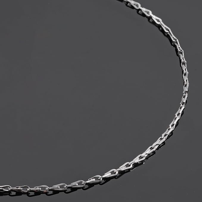 UMAOKANG 16.4 Feet Stainless Steel Jewelry Chain Roll Delicate Link Chain on Spool Women Necklace DIY Chains Bulk