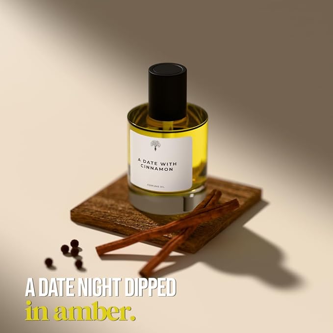 Eternal perfume oils A Date with Cinnamon Perfumes for women Insp by Khamara Qahwa perfume for men Unisex womens Perfume Alcohol Free Designer Eau De Parfum 1.69 FL Oz with 1 FL Oz (pack of 2)