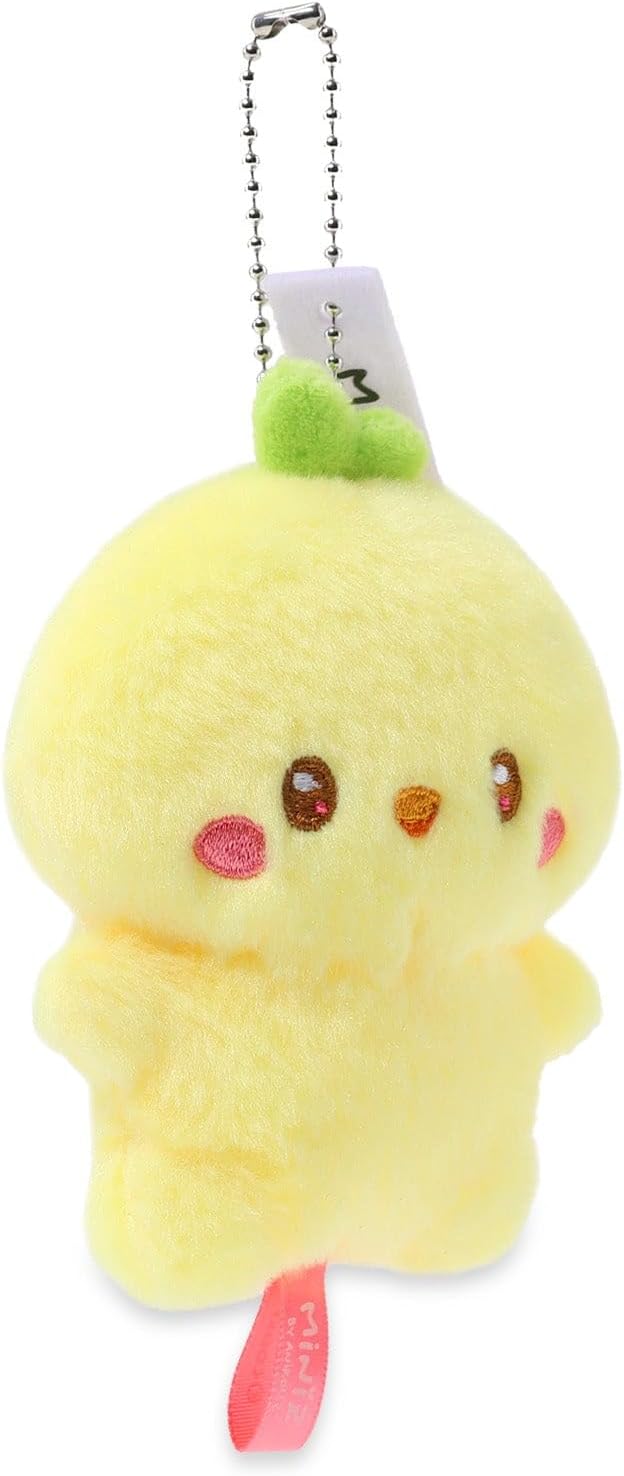 Anirollz Miniz Plush Charm Cute Stuffed Animal Keychain Kawaii Mini Bag Accessory Collectible Pocket Toy for Kids & Adults