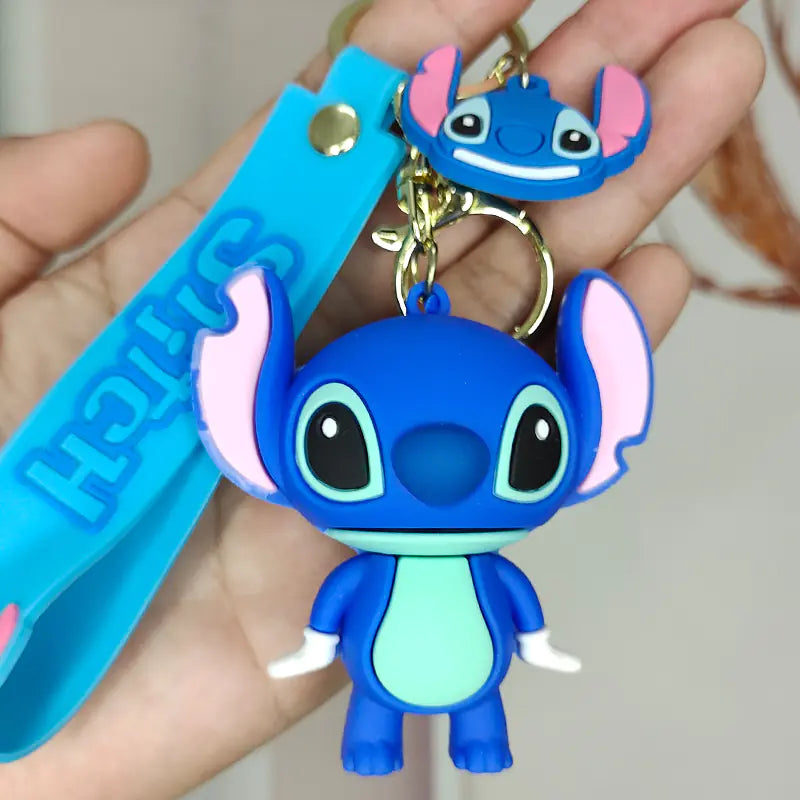 Cute Stitch Cartoon Keychain for Bags and Ornaments