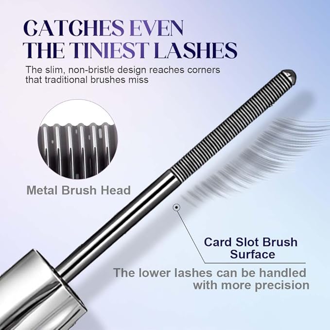 Eyelash Primer, Lash Base for Volume & Length, Waterproof Curl Hold, Non-Smudge, Natural Finish, Mascara Prep (1PC)