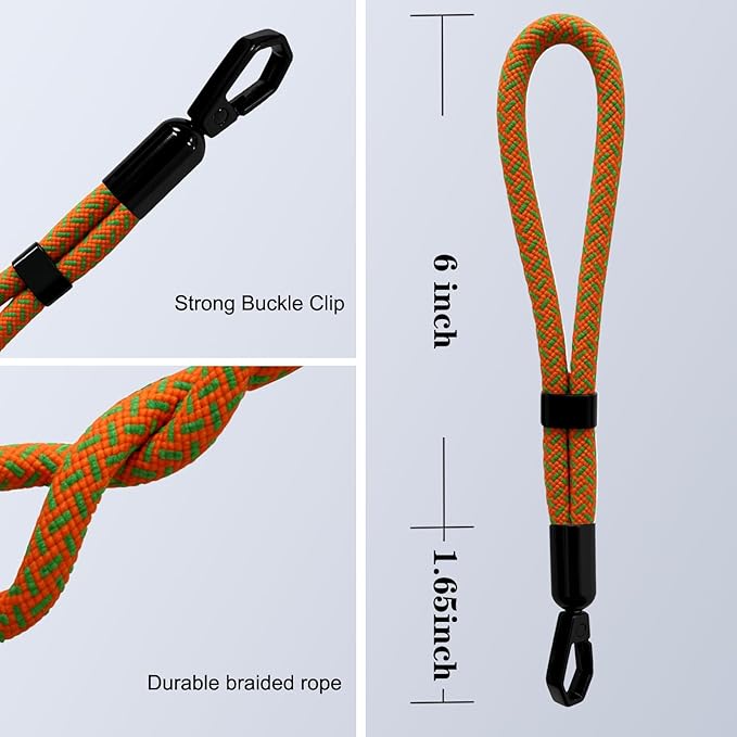 Phone Lanyard, 2 Pack Adjustable Cell Phone Lanyard Hand Phone Wrist Strap with Tether Tabs for Smartphones