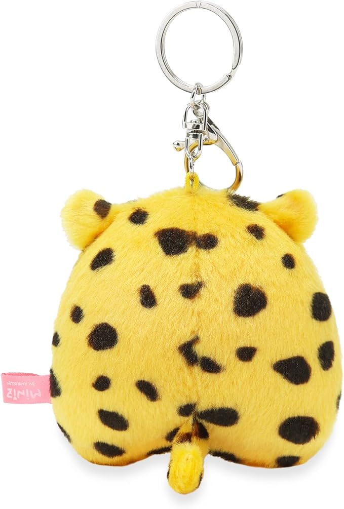 Anirollz Miniz Plush Charm Cute Stuffed Animal Keychain Kawaii Mini Bag Accessory Collectible Pocket Toy for Kids & Adults