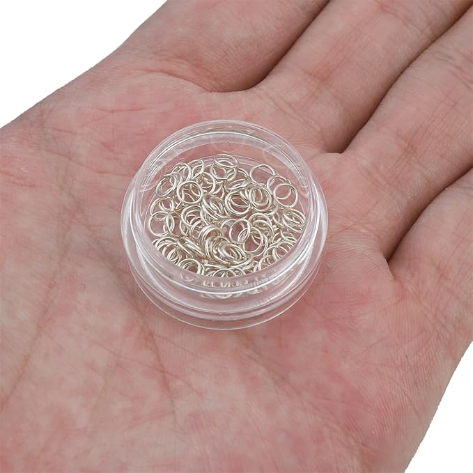 925 Sterling Silver Jump Rings 0.5x4mm 100pcs for Jewelry Making Findings