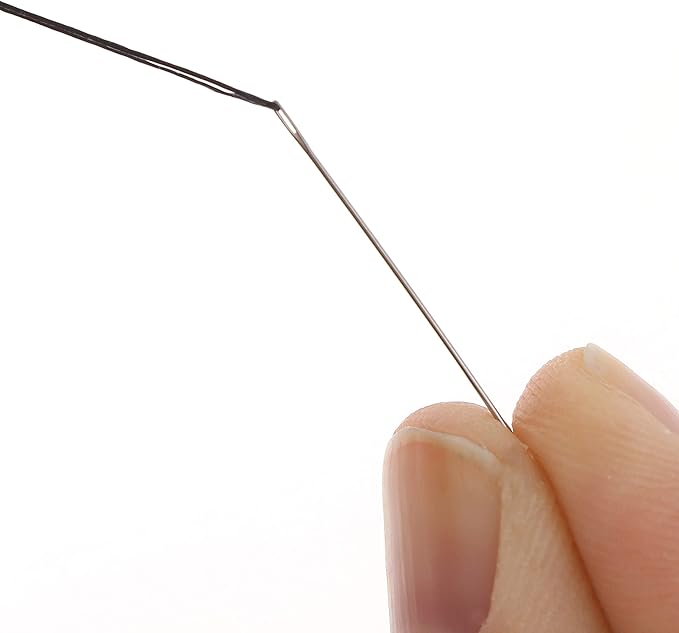 Pony Beading Needles, Size 10, Pack of 6, Box of 5 Packs, 2 Inches, Made in India, Use for Loom Weaving Beadwork, Off-Loom Stitching and Jewelry Making with Seed Beads