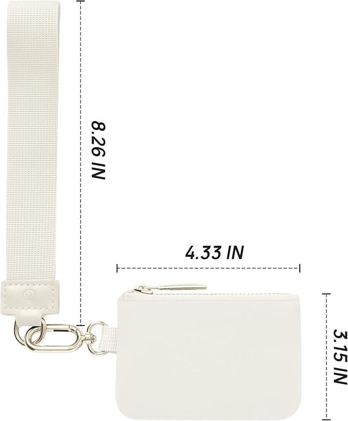 Mum's Memory Mini Zip Around Wristlet Wallet for Women Dual Pouch Wristlet Portable Wallet Coin Purse Mini Women Coin Pocket