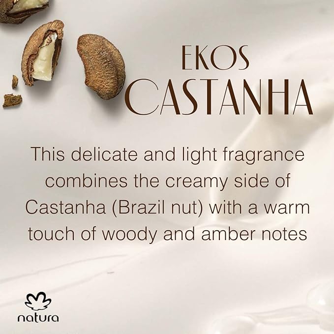 Natura – Castanha Hand & Foot Cream Bundle Duo – Nourishing Set with Brazil Nut Oil – Deep Hydration for Dry Skin, Soothes & Softens, Vegan & Cruelty-Free Skincare – 2 x 2.6 oz (75g)