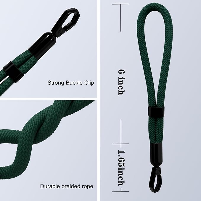 Phone Lanyard, 2 Pack Adjustable Cell Phone Lanyard Hand Phone Wrist Strap with Tether Tabs for Smartphones