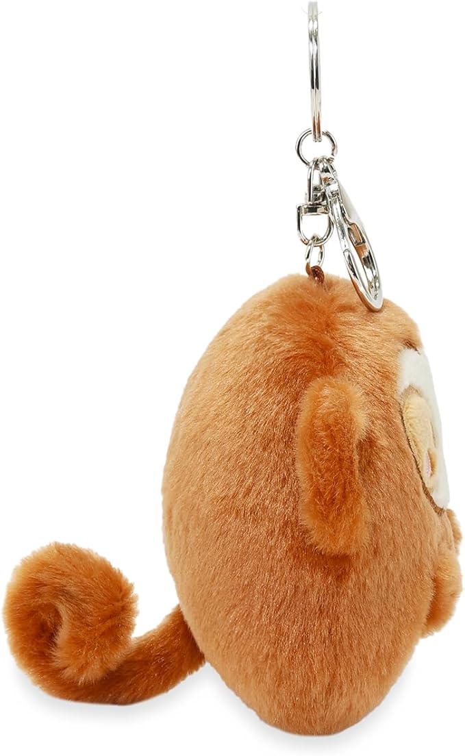 Anirollz Miniz Plush Charm Cute Stuffed Animal Keychain Kawaii Mini Bag Accessory Collectible Pocket Toy for Kids & Adults
