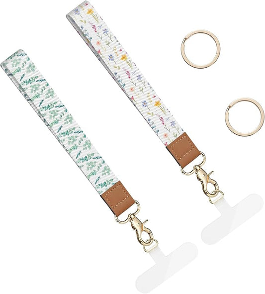 2 Pack Phone Wrist Strap Keychain，Cell Phone Lanyard，for Key Chains Car Keys ID Badges Wallet Camera Wrist Strap