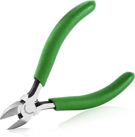 SPEEDWOX 4-Inch Mini Diagonal Cutting Pliers with Wire Stripping Holes for Jewelry Making and Crafting