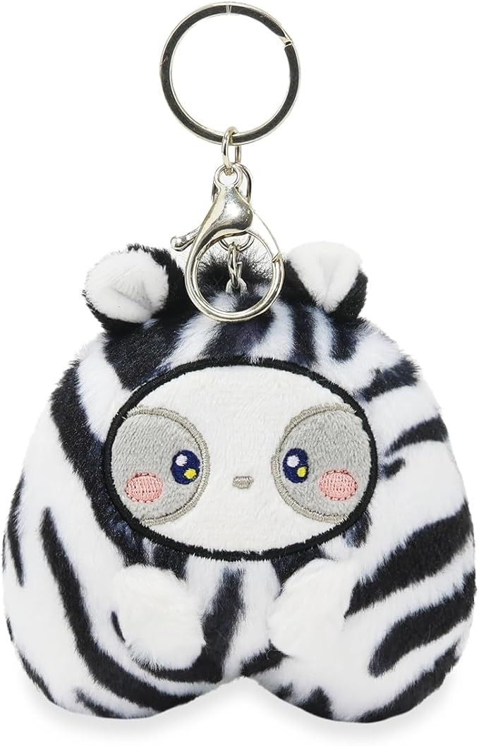 Anirollz Miniz Plush Charm Cute Stuffed Animal Keychain Kawaii Mini Bag Accessory Collectible Pocket Toy for Kids & Adults