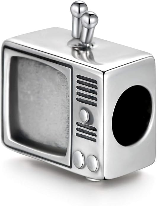 LONAGO 925 Sterling Silver Personalized Photo Charm Fit Snake Bracelet Necklace Customized Image Picture Bead for Women