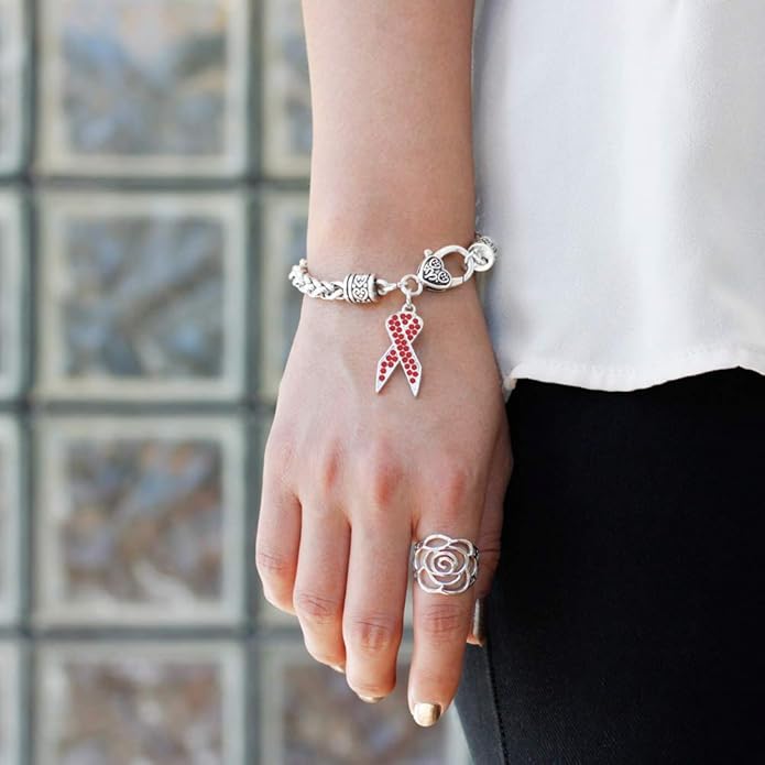 Inspired Silver - Silver Customized Charm Bracelet with Cubic Zirconia Jewelry