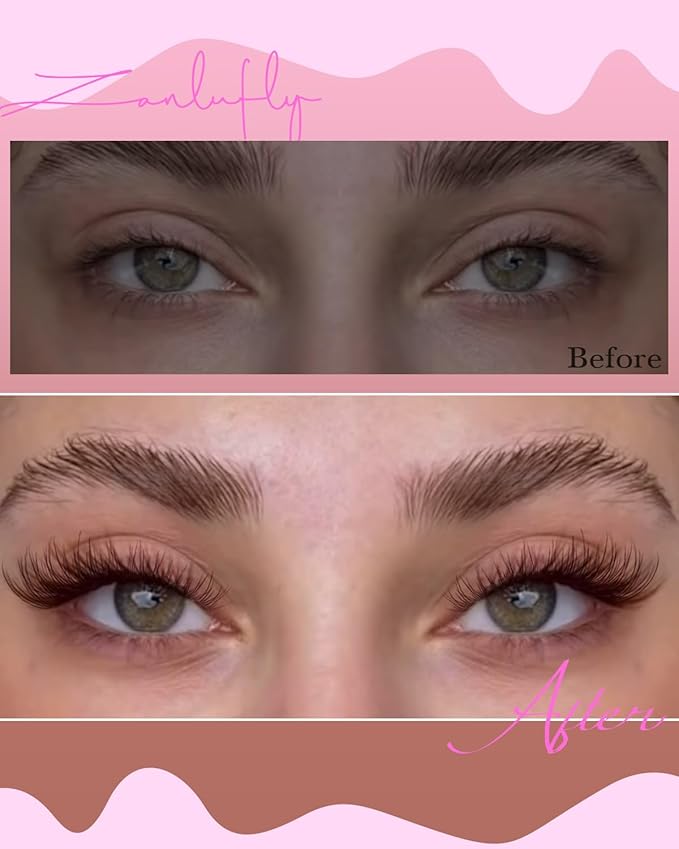 Brown Lash Clusters Clear Band Eyelash Clusters Natural Lashes Clusters Dark Brown Lash Extension C Curly Cluster Eyelash Extensions 8-16mm DIY Individual Lashes by ZANLUFLY