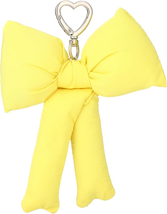 Pink Bow Keychain Bag Charms Y2K Bowknot Plaid Keychains Coquette Aesthetic Purse Handbag Backpacks Charms