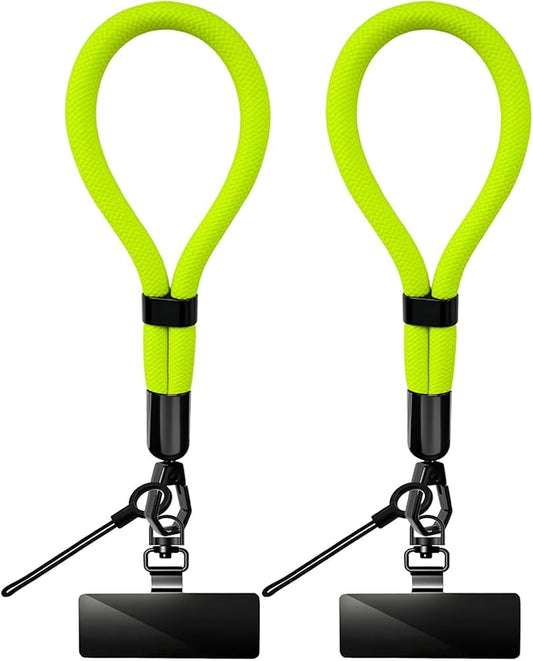 Phone Lanyard, 2 Pack Adjustable Cell Phone Lanyard Hand Phone Wrist Strap with Tether Tabs for Smartphones