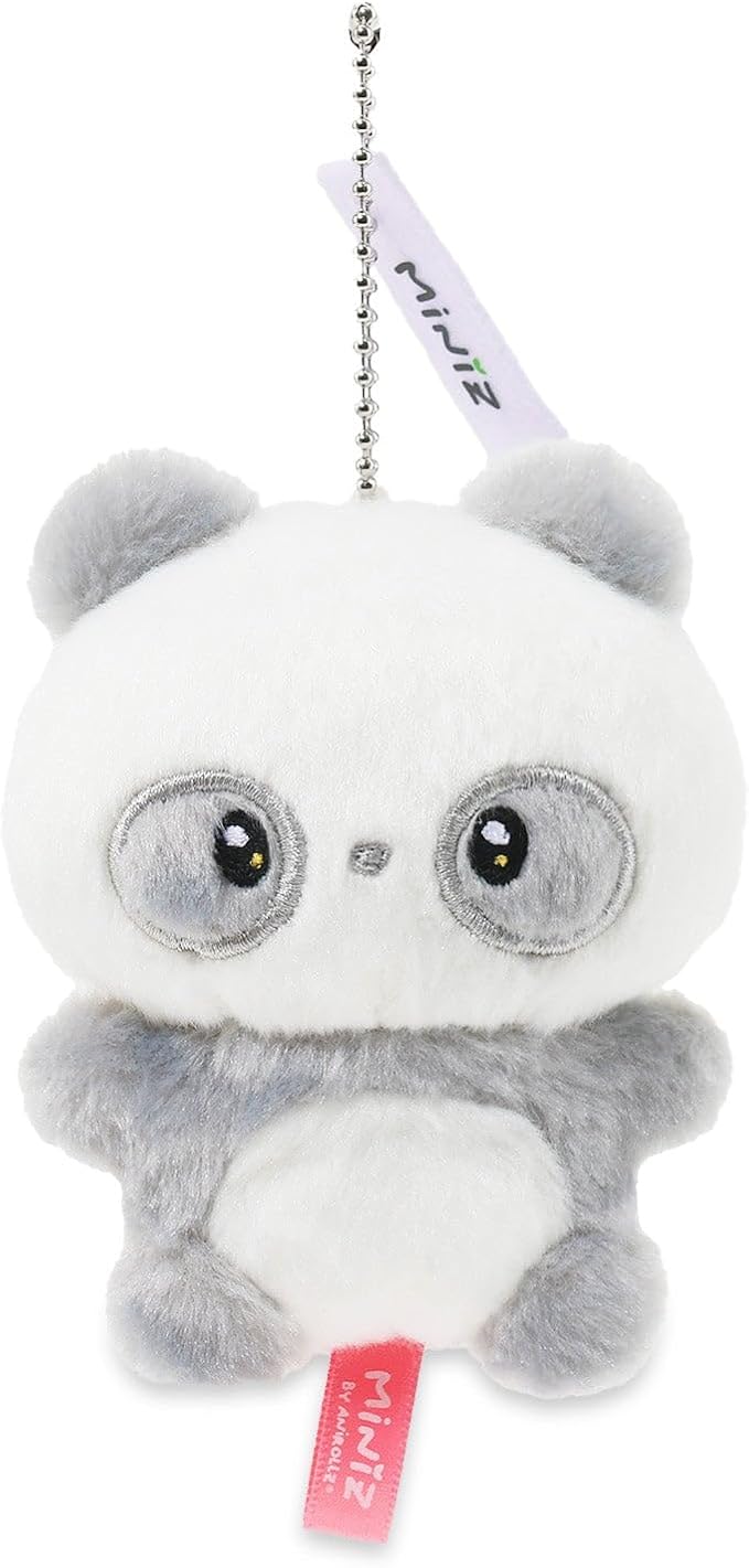 Anirollz Miniz Plush Charm Cute Stuffed Animal Keychain Kawaii Mini Bag Accessory Collectible Pocket Toy for Kids & Adults