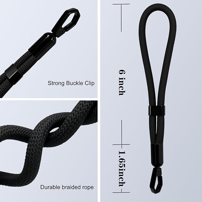 Phone Lanyard, 2 Pack Adjustable Cell Phone Lanyard Hand Phone Wrist Strap with Tether Tabs for Smartphones