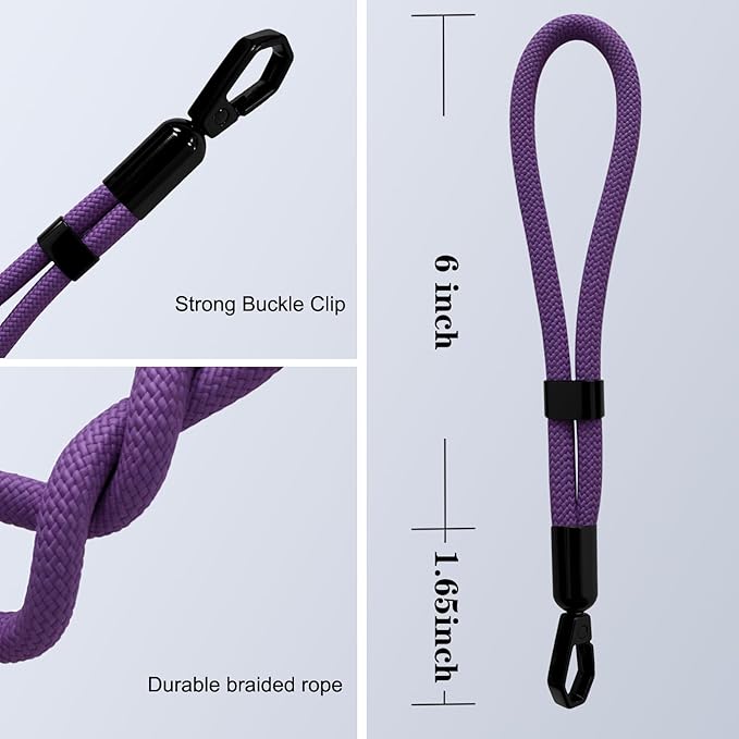 Phone Lanyard, 2 Pack Adjustable Cell Phone Lanyard Hand Phone Wrist Strap with Tether Tabs for Smartphones