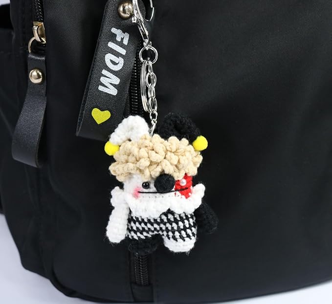 Hand Made Cute keychains for Women,Funny Birthday Christmas Gift Decorate of Car Key,Backpack Pendant