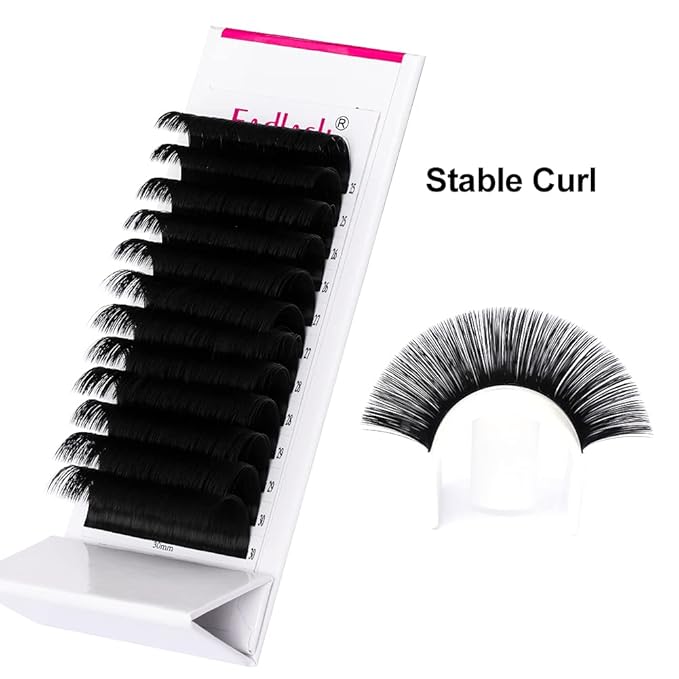Lash Extension DD Curl Easy Fan Volume Lashes Self Fanning Eyelash Extensions Easy Blooming Lash Extensions 8-30mm Supplies (0.03-DD, 20-25mm)