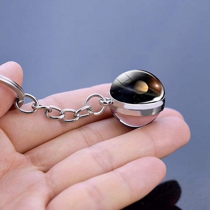 JWPavilion Solar System Planet keychain Accessories Pendant Glow In The Dark