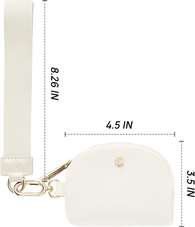 Mum's Memory Mini Zip Around Wristlet Wallet for Women Dual Pouch Wristlet Portable Wallet Coin Purse Mini Women Coin Pocket