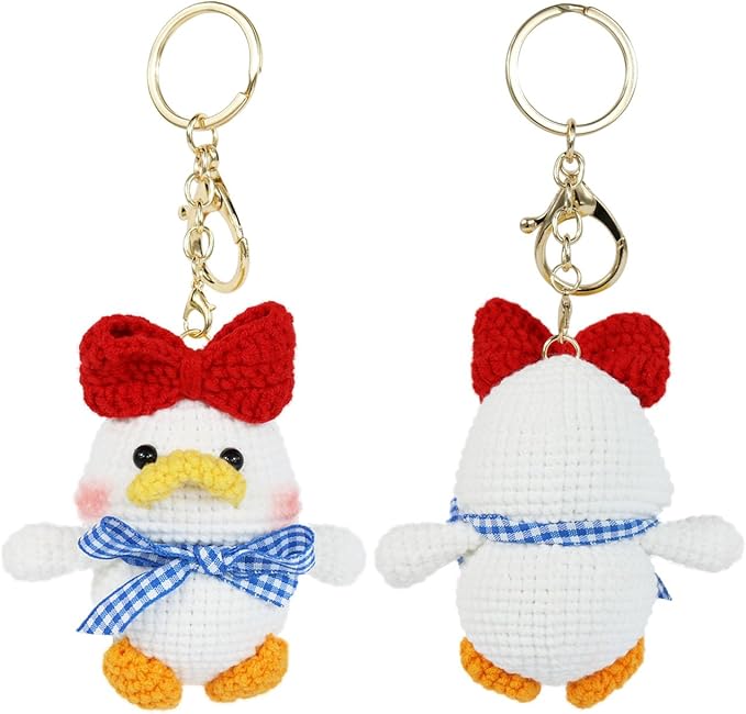 Hand Made Cute keychains for Women,Funny Birthday Christmas Gift Decorate of Car Key,Backpack Pendant