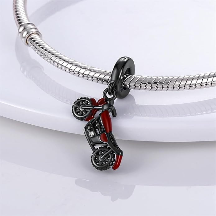 HONGRUI 925 Sterling Silver Charm for Bracelets Necklace Fashion Heart Bow Flower Family Butterfly Pendant Bead Charm for Women Festival jewelry gifts