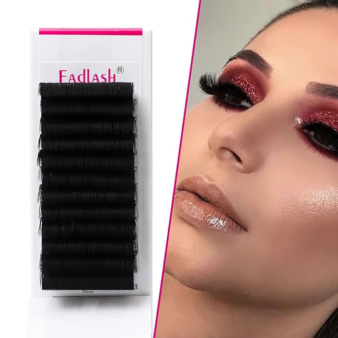 Lash Extension DD Curl Easy Fan Volume Lashes Self Fanning Eyelash Extensions Easy Blooming Lash Extensions 8-30mm Supplies (0.03-DD, 20-25mm)