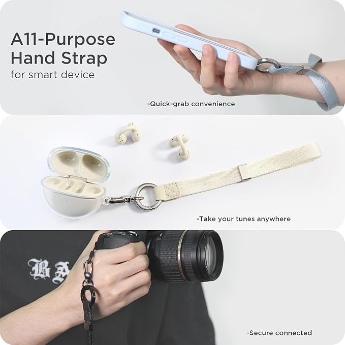 Phone Lanyard 2 in 1, Anti Theft Phone Strap Crossbody for Women, Adjustable Phone Wrist Strap
