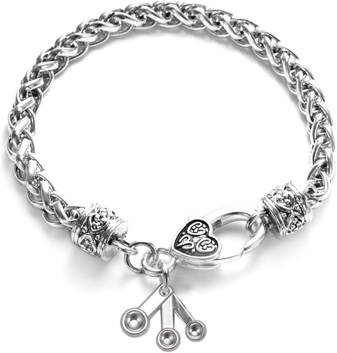 Inspired Silver - Silver Customized Charm Bracelet with Cubic Zirconia Jewelry
