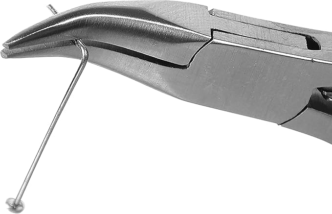 The Beadsmith Bent Chain Nose Pliers – Zebra Print Line – 5 inches (127 mm) – Comfortable Handle with Double Leaf Springs – Jewelry Making Tool for Creating Bracelets, Earrings and Necklaces