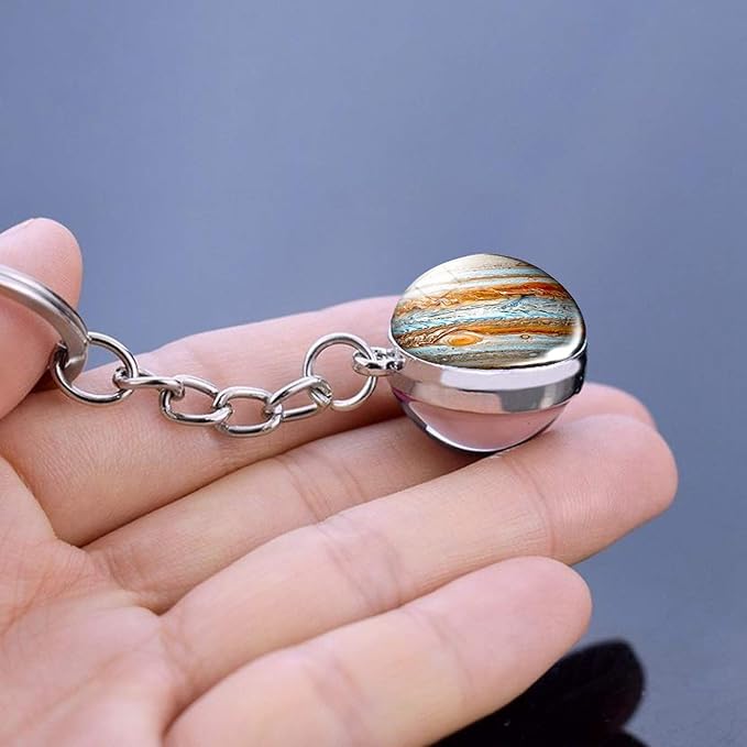 JWPavilion Solar System Planet keychain Accessories Pendant Glow In The Dark